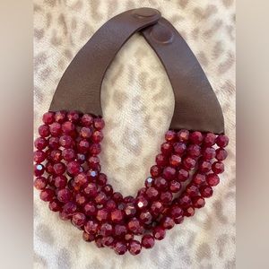Beautiful designer Fairchild Baldwin beaded necklace
